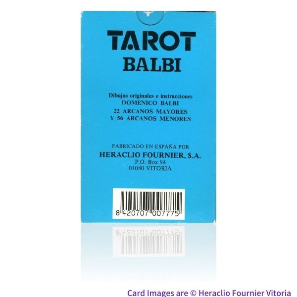 TAROT BALBI Back of Box（タロットバルビ箱裏）