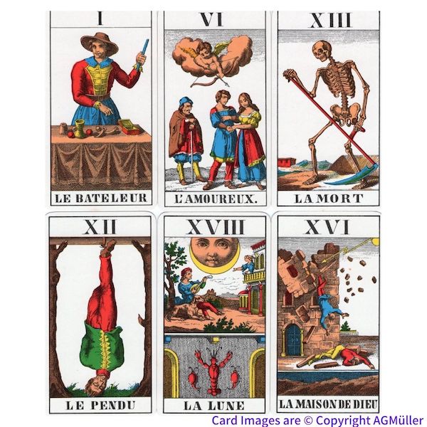 1JJ Swiss Tarot Cards Major arcana【Old Pkg】（1JJスイスタロットカード大アルカナ）
