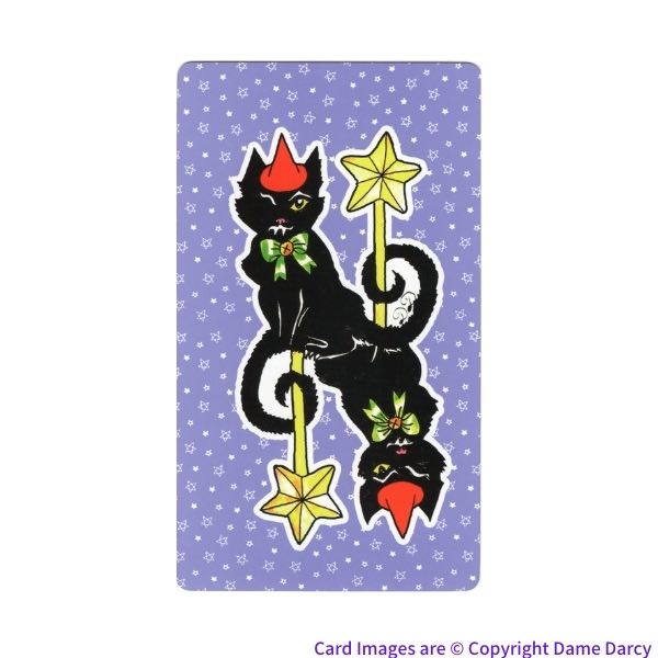 Witchy Cat Tarot Back Print（ウィッチキャットタロットバックプリント）