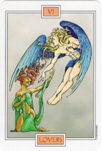 Winged Spirit Tarot（ウィングドスピリットタロット恋人のカード）